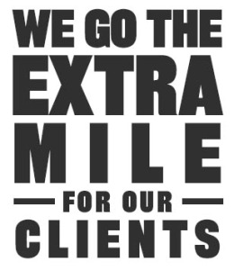 we go the extra mile