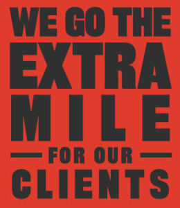 we go the extra mile