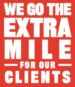 we go the extra mile