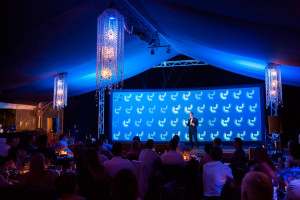 event staging bt blue conference