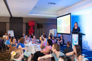 event staging bt blue conference